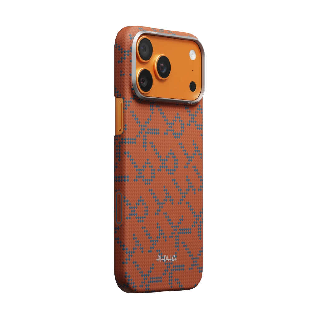 PITAKA Edge Case – Leaping Blue Orange (PitaTap™)