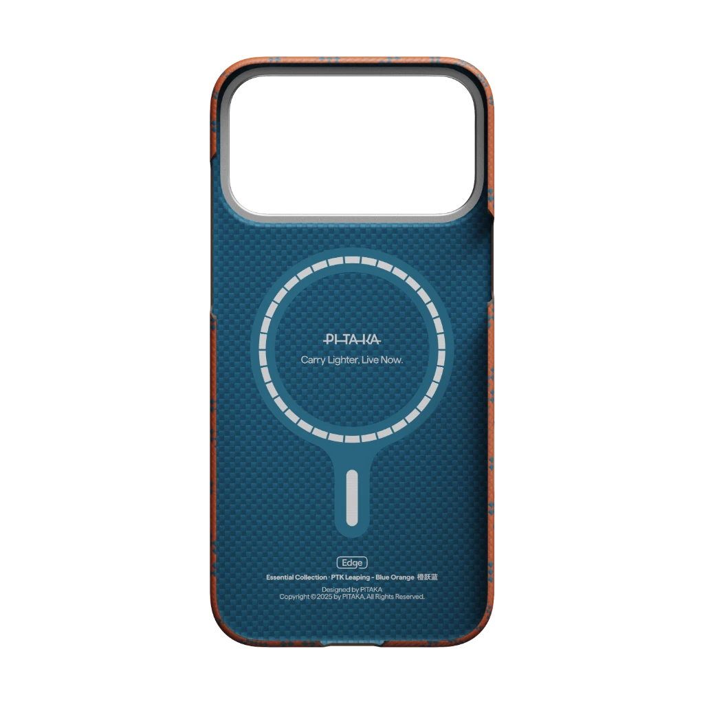 PITAKA Edge Case – Leaping Blue Orange (PitaTap™)