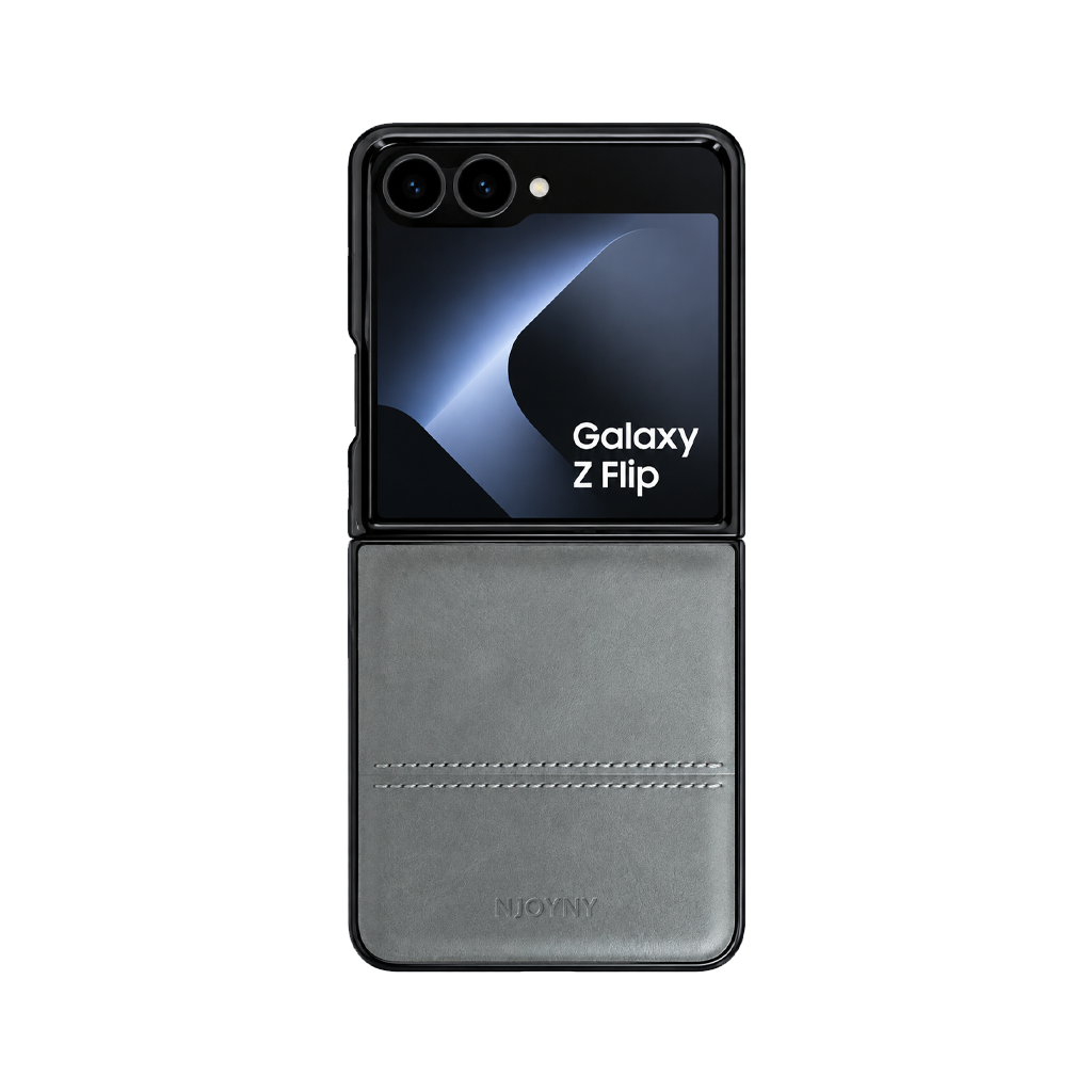 LEATHERA Z Flip 7 Gris