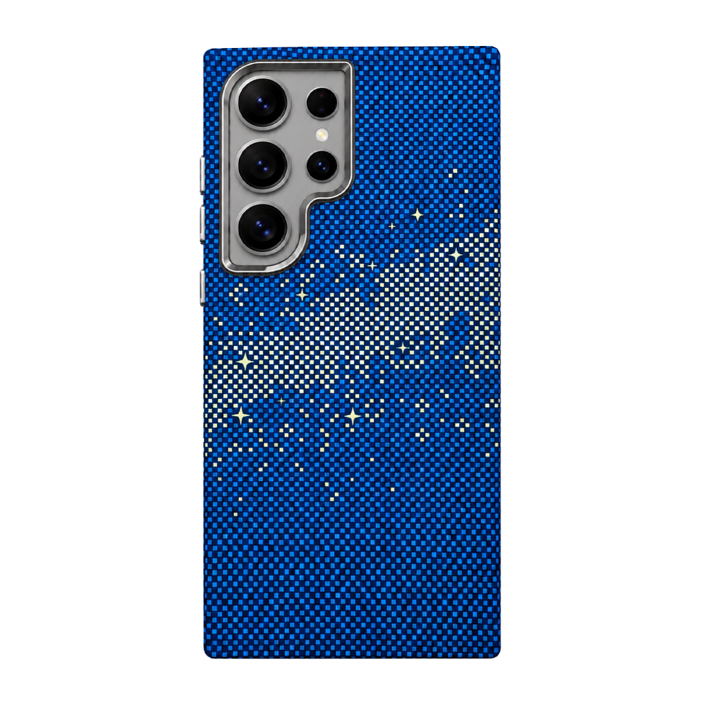 Stardust Carbon Texture Bleu - S24U