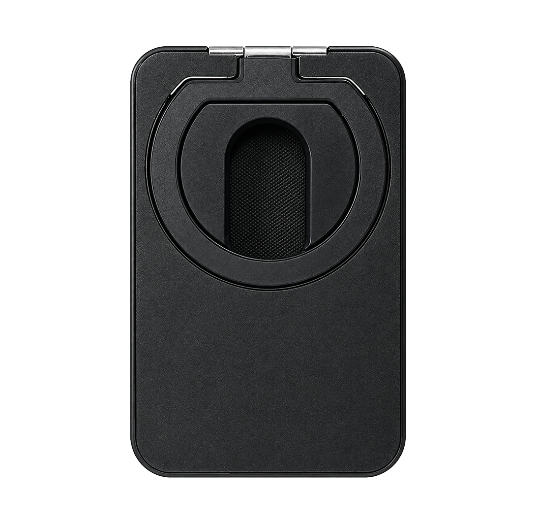 HDD HS-016 Porte-cartes MagSafe avec Ring Stand - Marron