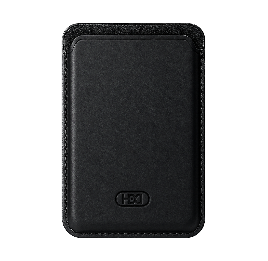 HDD HS-016 Porte-cartes MagSafe avec Ring Stand - Marron
