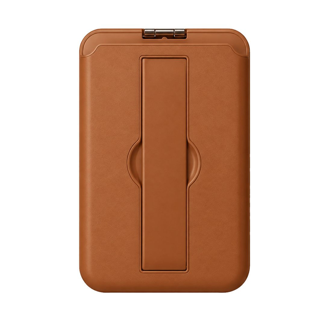 HDD Arabian HS-022 – Porte-cartes MagSafe avec Stand - Marron