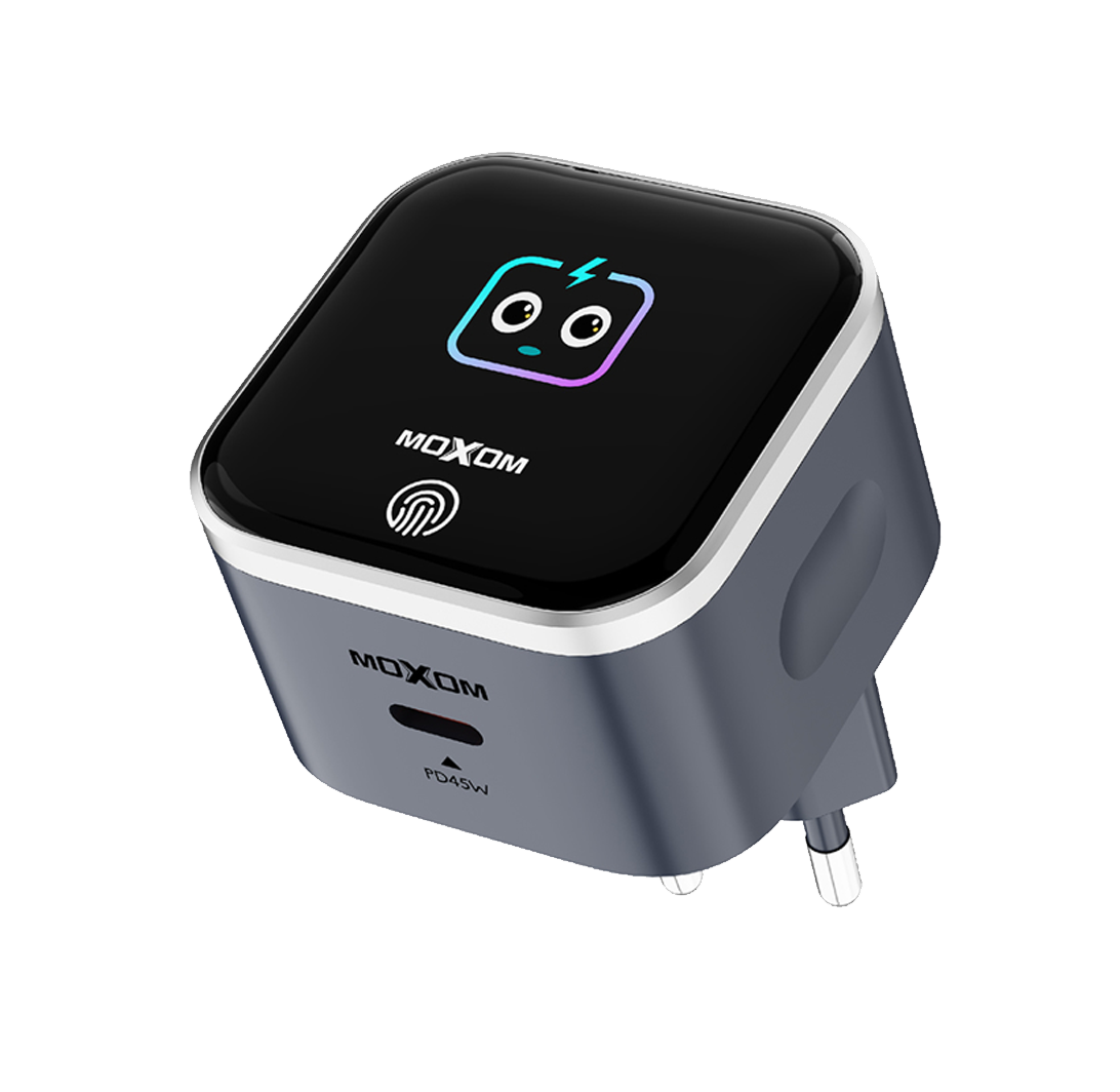 MOXOM - 45W TFT Touch Charger + Cable