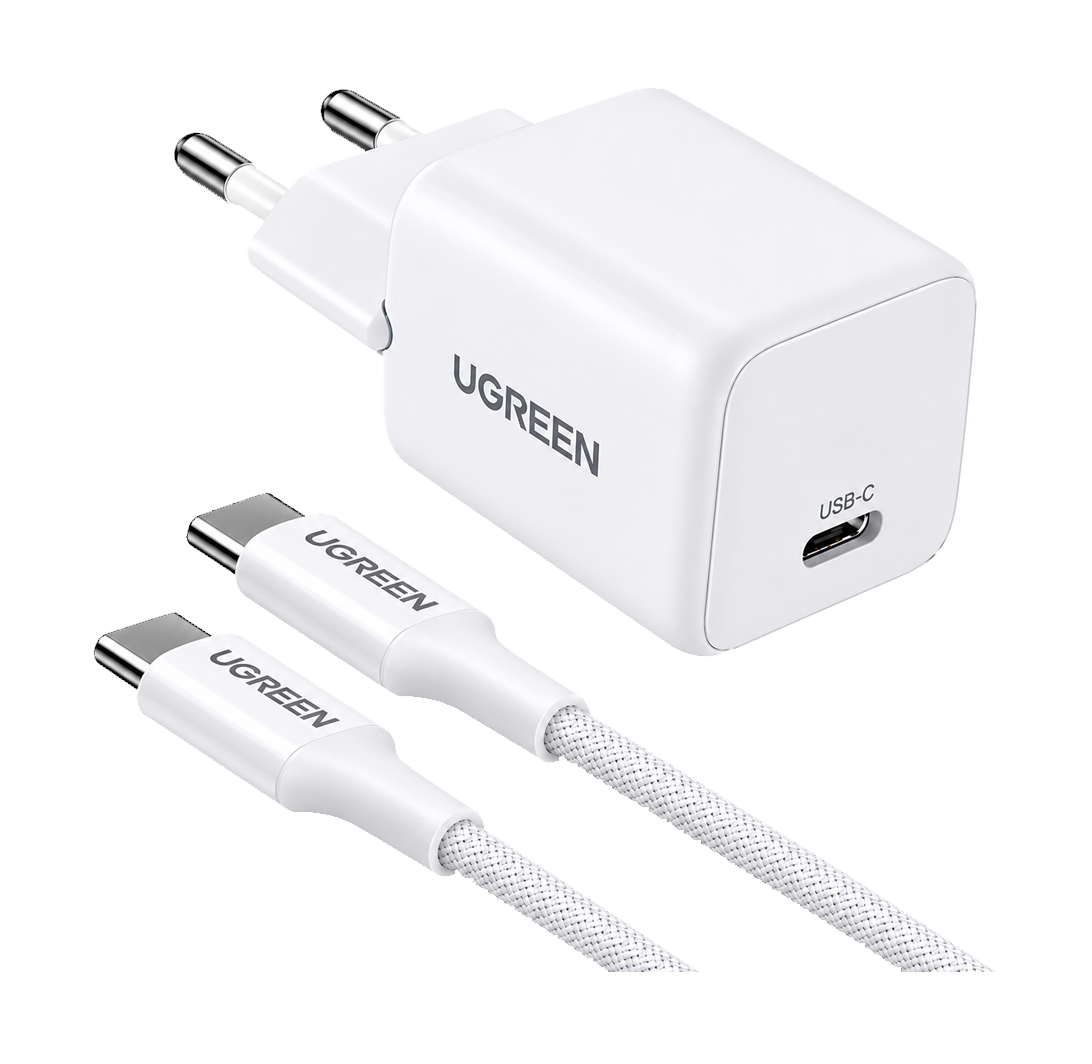UGREEN X513 – Chargeur GaN 30W + Câble USB-C 60W