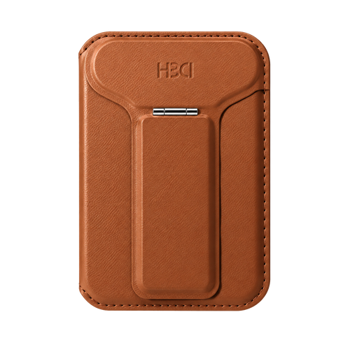 HDD Namib – Porte-cartes MagSafe avec Stand Intégré - Marron