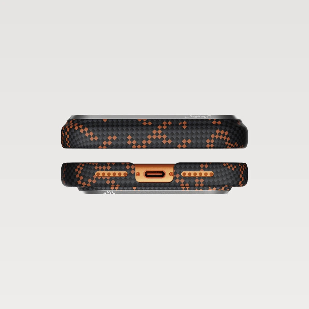 PITAKA Edge Case – Leaping Orange Black (PitaTap™)