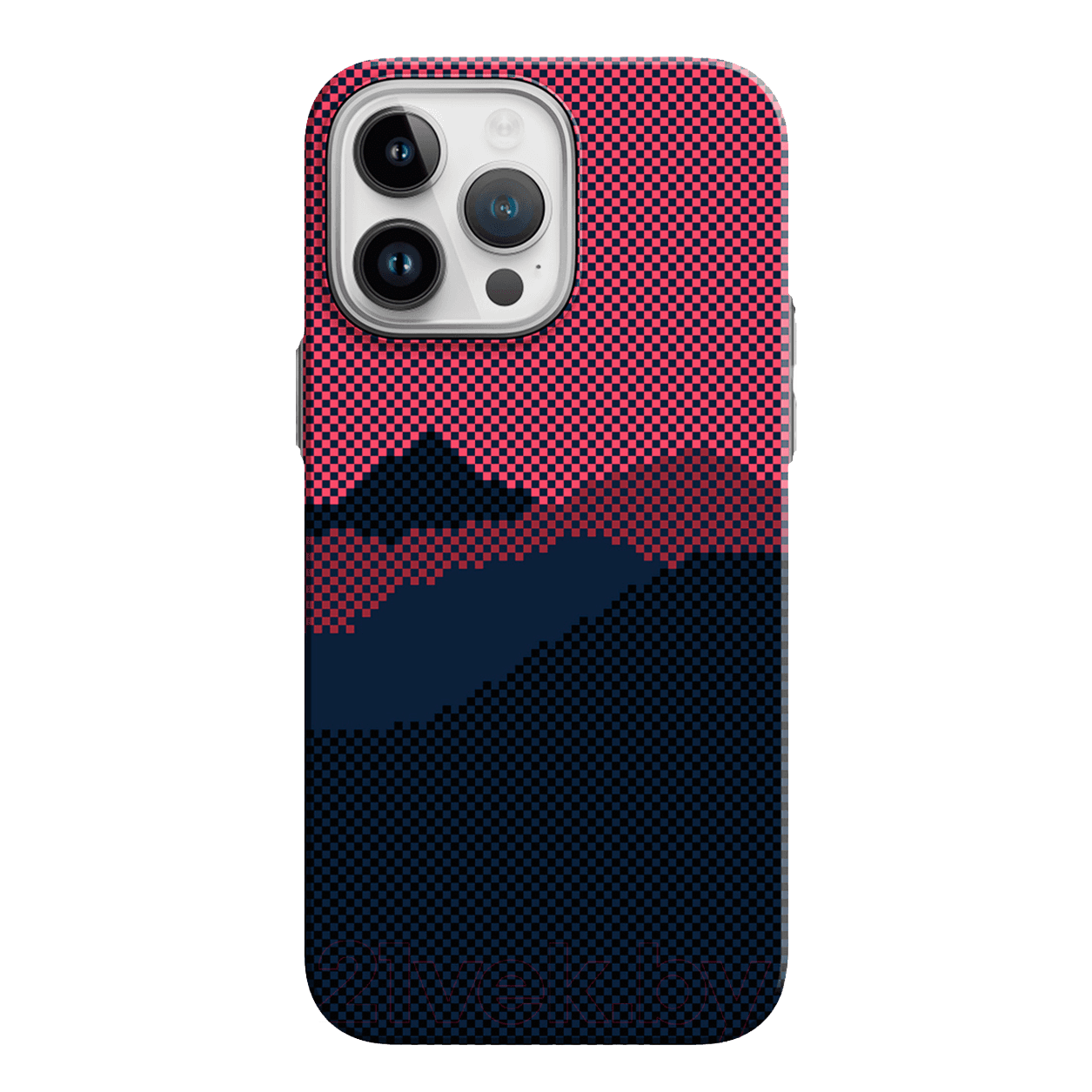 Mountain Carbon Texture Bordeaux (A15)