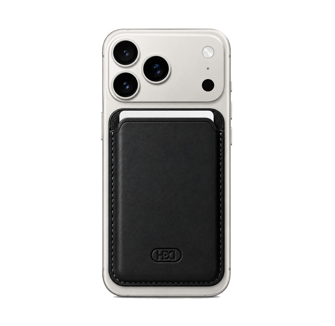 HDD HS-016 Porte-cartes MagSafe avec Ring Stand - Marron