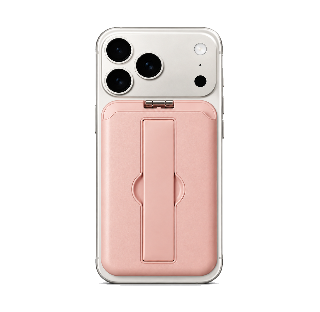 HDD Arabian HS-022 – Porte-cartes MagSafe avec Stand - Rose
