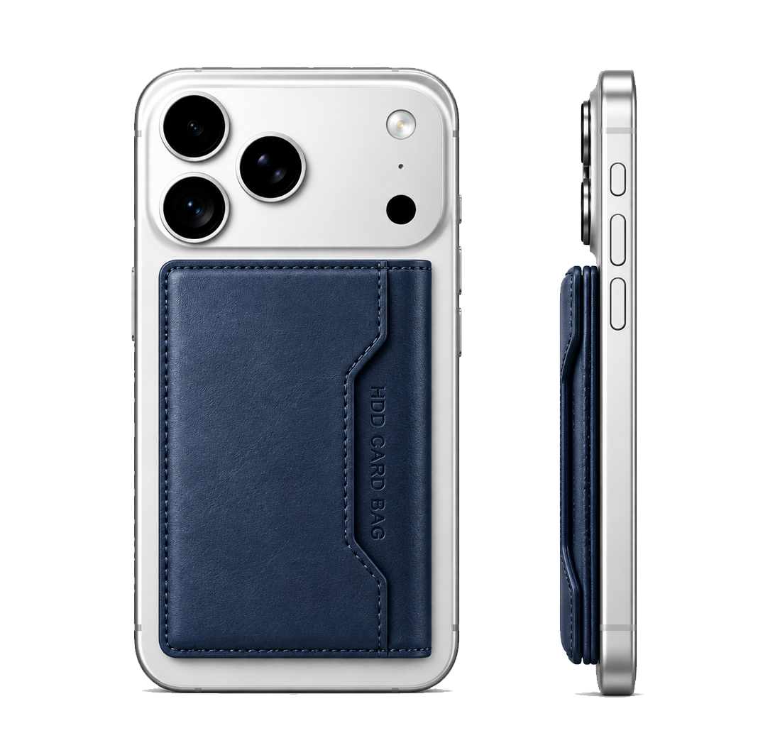 HDD Uyuni HS-013 – Porte-cartes MagSafe avec Stand - Bleu