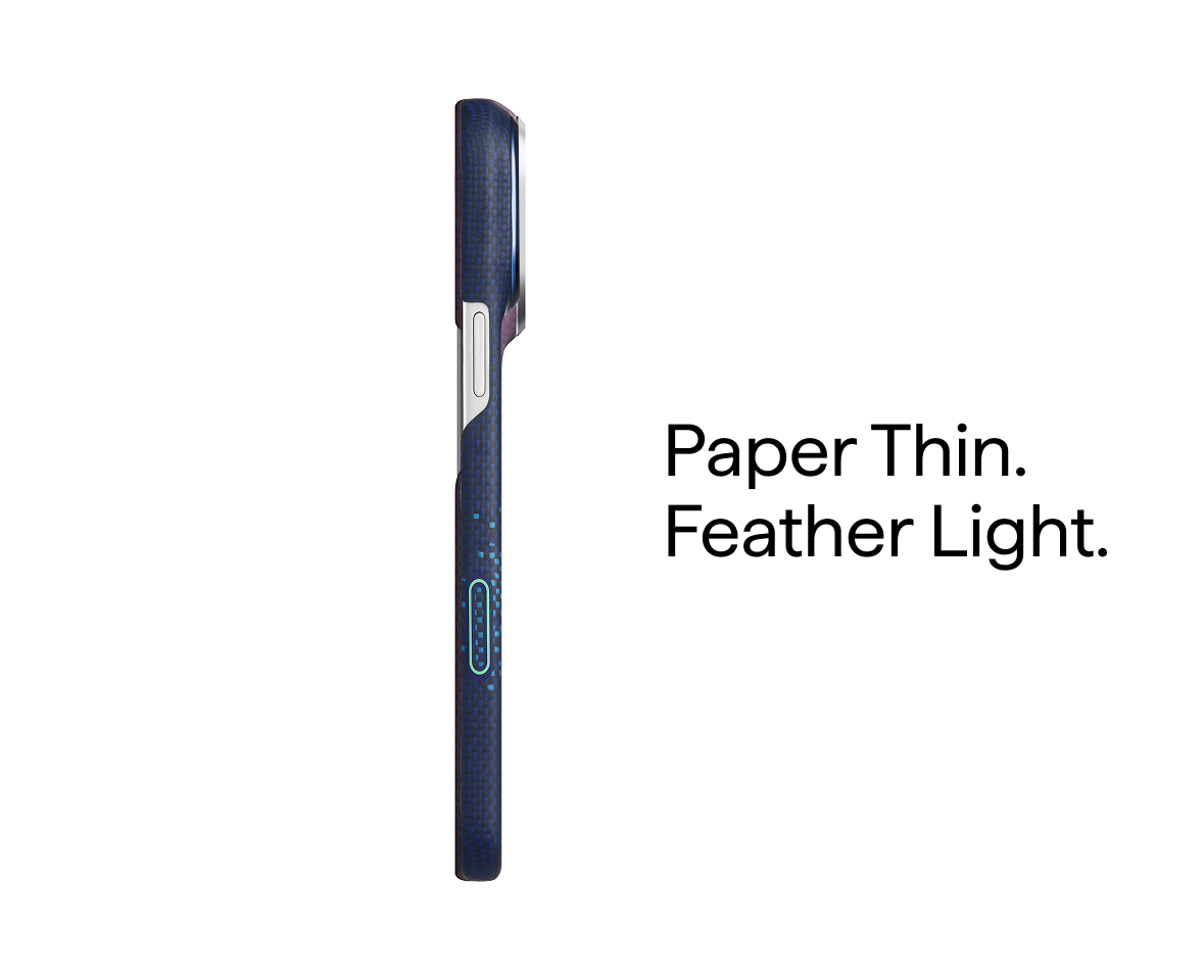 PITAKA Edge Case – Nearfield Blue (PitaTap™)